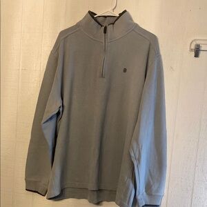 Men's Blue Half-Zip Sweater